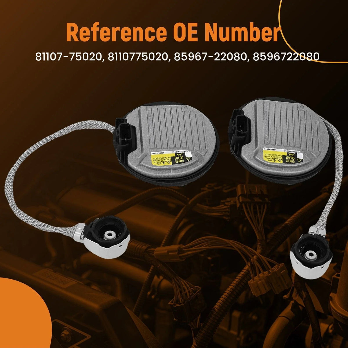 Front HID Headlight Ballast for Lexus IS250C IS350C (2014–2015)