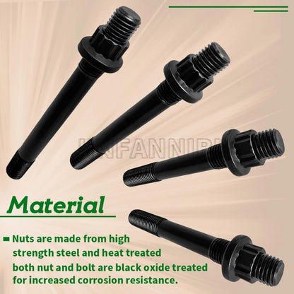 Heavy Duty Cylinder Head Studs Nut Kit for Honda Sportrax 400 TRX400EX (1999–2008) 30-33750