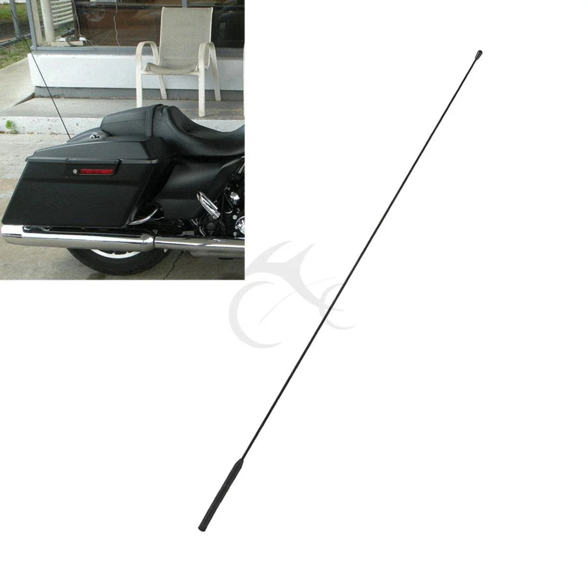 AM FM Antenna for Harley-Davidson Electra Glide, Street Glide, Road Glide (1998–2024)