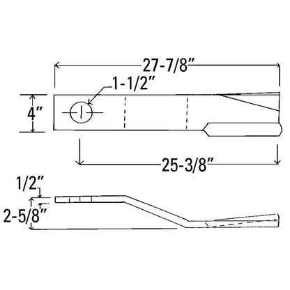 Blade for Schulte Rotary Cutter 5026 S-100 V-1280 X-1000 XH-600 XH-1500
