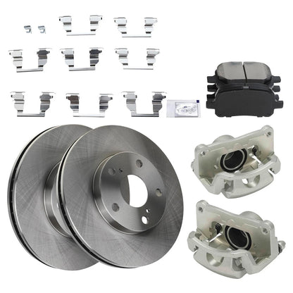 2X Brake Kit with Calipers Front for Toyota Avalon Solara Lexus ES300 (18103676, S31050, P707)