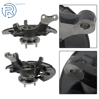 Pair Front Steering Knuckle & Wheel Hub Bearing for Toyota Camry (2007–2009)