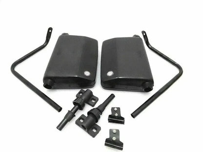 Set of 2 Chrome Side View Convex Mirrors for Suzuki Jimny Sierra Samurai (–) 84701M75M10, 84701M80110