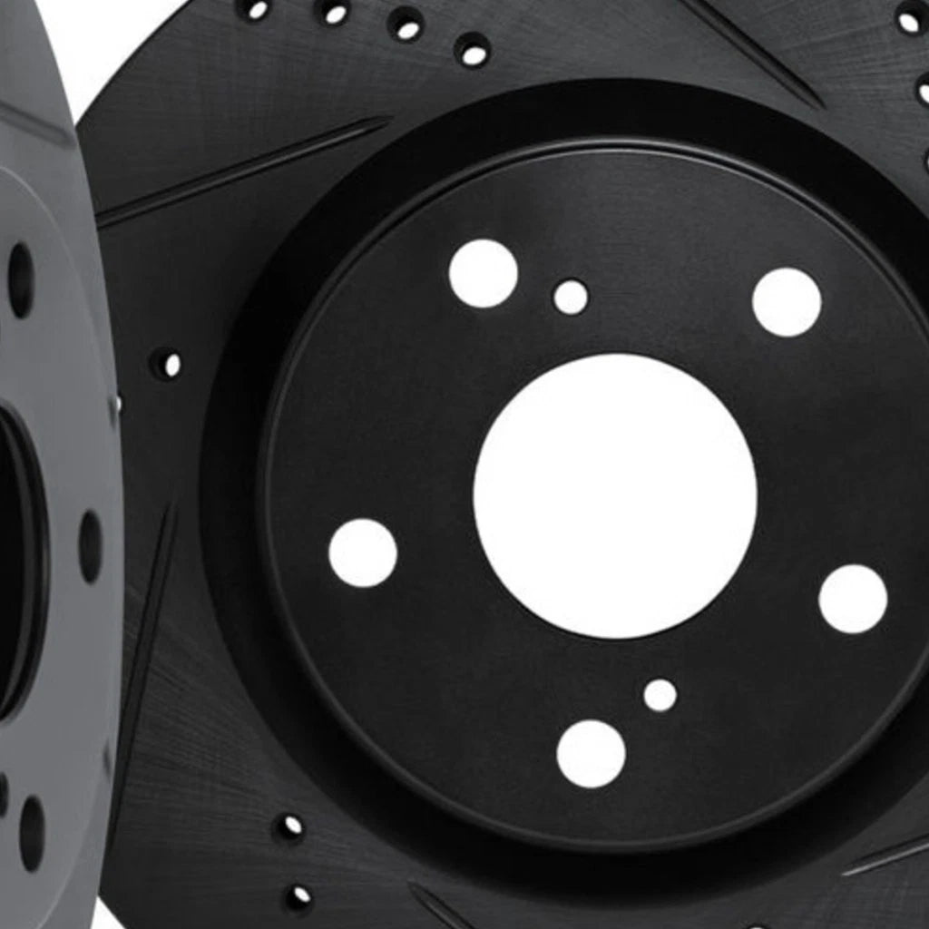 Rotor Set for Acura MDX (2022–2026) | Drilled and Slotted | ALX-PAU-DF-8002-58037-CLA1
