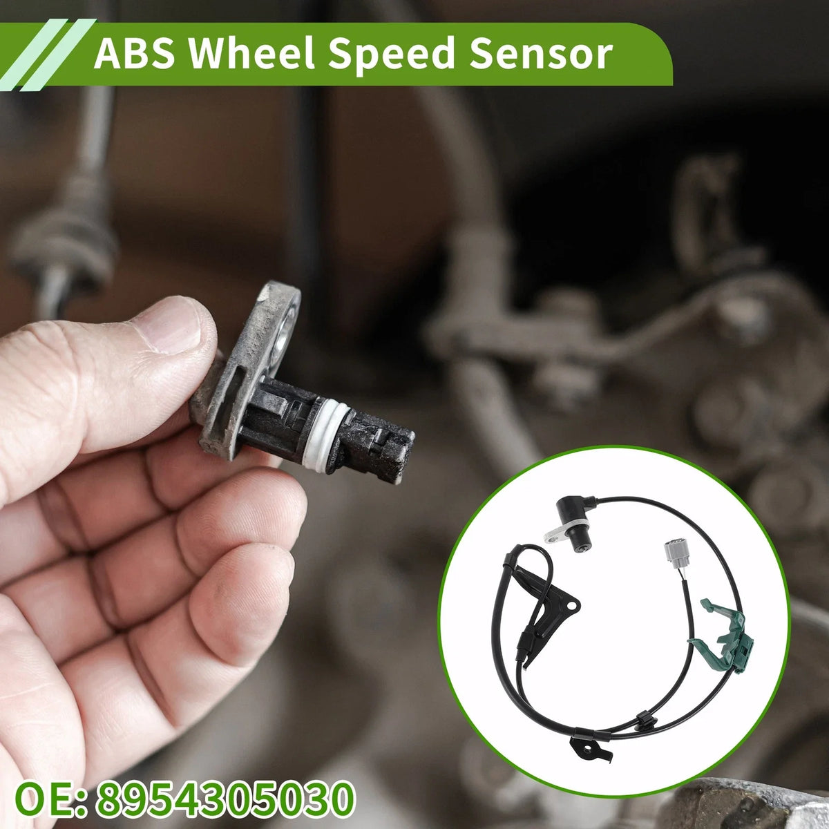 ABS Wheel Speed Sensor No. 8954305030 for Toyota Avensis Estate (1997–2003)