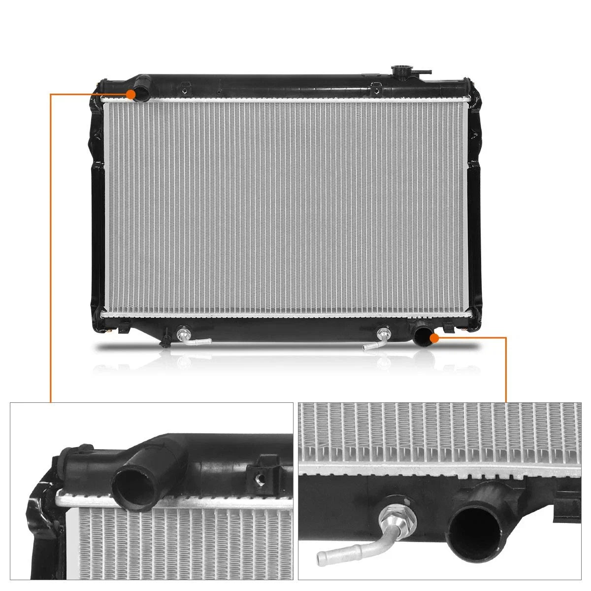 Aluminum Core Radiator for Toyota Land Cruiser/LX450 (1993–1997) DPI-1918