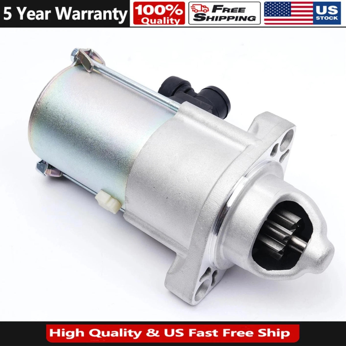 Starter Motor for Accord CR-V (2013–2017) 1.6KW 12V CW 9T