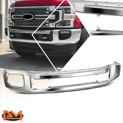 Front Bumper Face Bar for Ford F250 F350 Super Duty (2020–2022) w/Fog Light Holes
