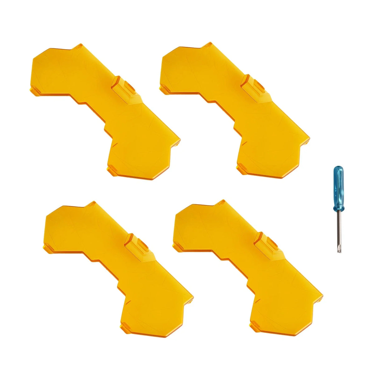 Set of 4 Square LED Light Guards for maXpeedingrods 5" Driving Lights
