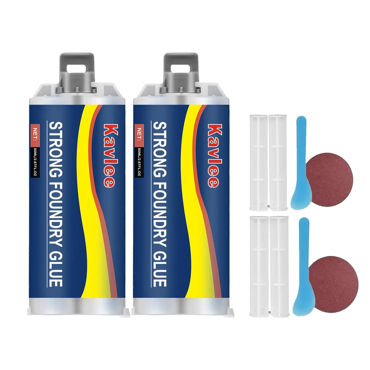 Metal Repair Glue Kit for Iron Steel Tank (High Temp Casting Weld)