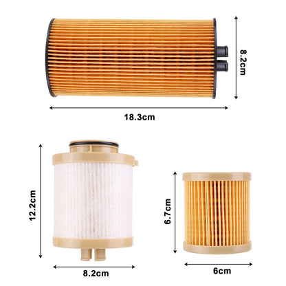 Set of 10 Fuel Filters FL2016 for Ford F250 Super Duty (2003–2007)