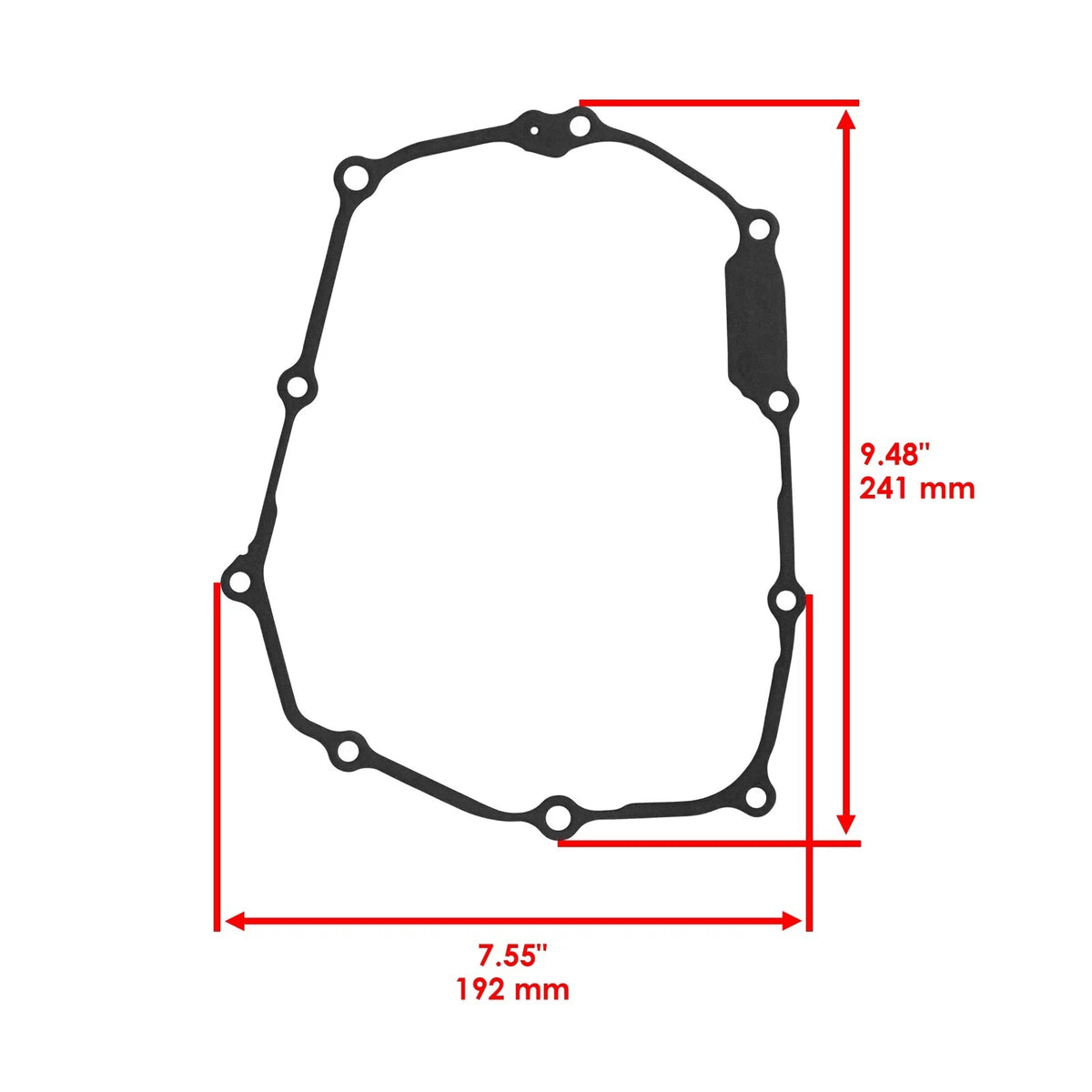 Right Crankcase Cover Gasket for Honda Super Cub 125 C125A (2022–2024) GT649-AS