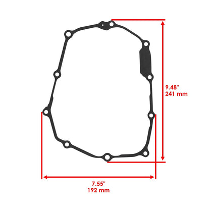 Right Crankcase Cover Gasket for Honda Super Cub 125 C125A (2022–2024) GT649-AS
