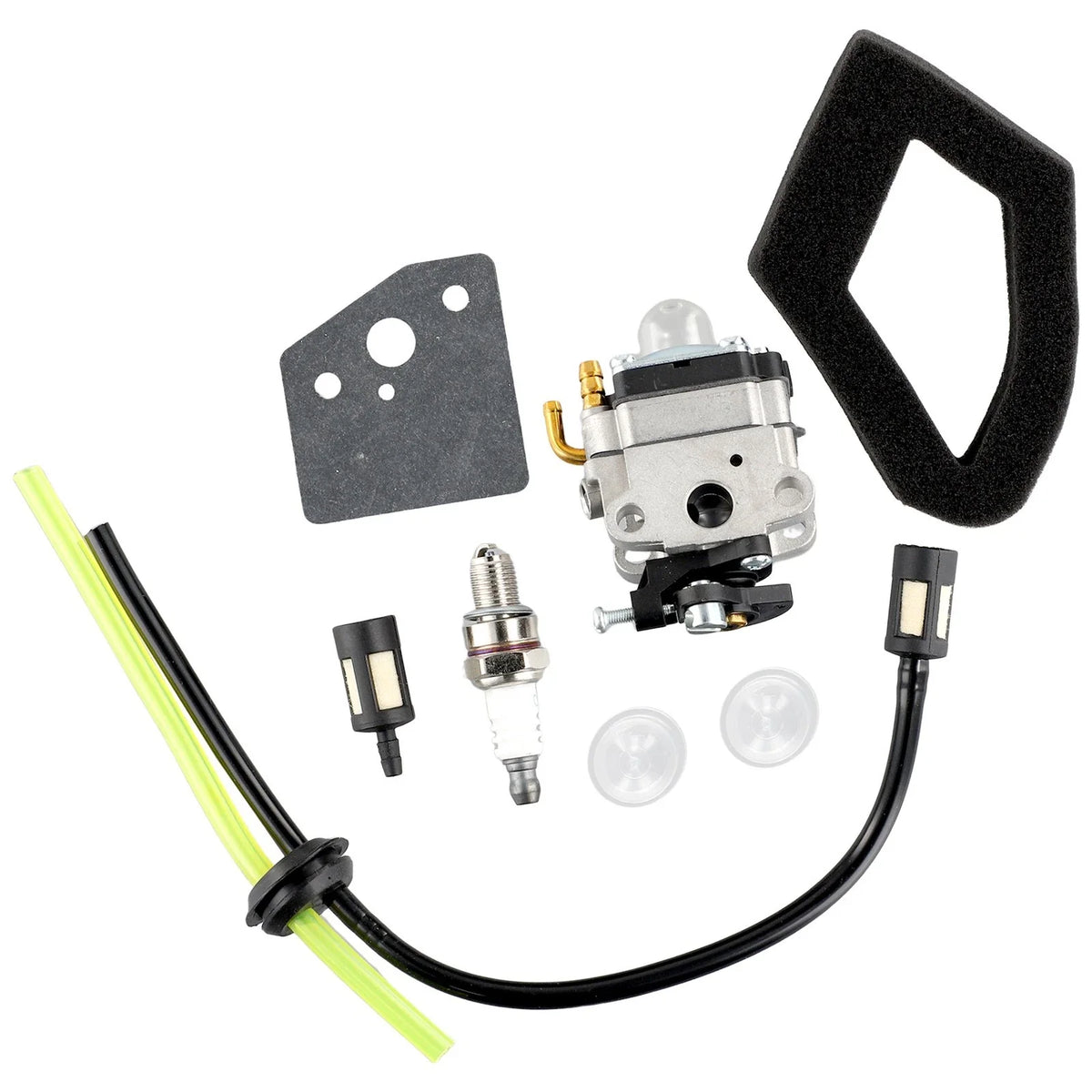 Carburetor Fuel Line Air Filter Kit for Honda GX22 GX31 FG100 UMK431 (N/A)
