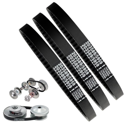 3 Pack Go Kart Drive Belt for 30 Series Torque