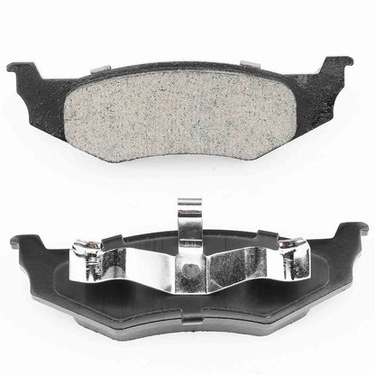 Set of 2 Rear Disc Brake Rotors & Ceramic Pads for Chrysler Sebring (1996–2006) 4764934AA, 1310-0512-00, R-5370, P-658