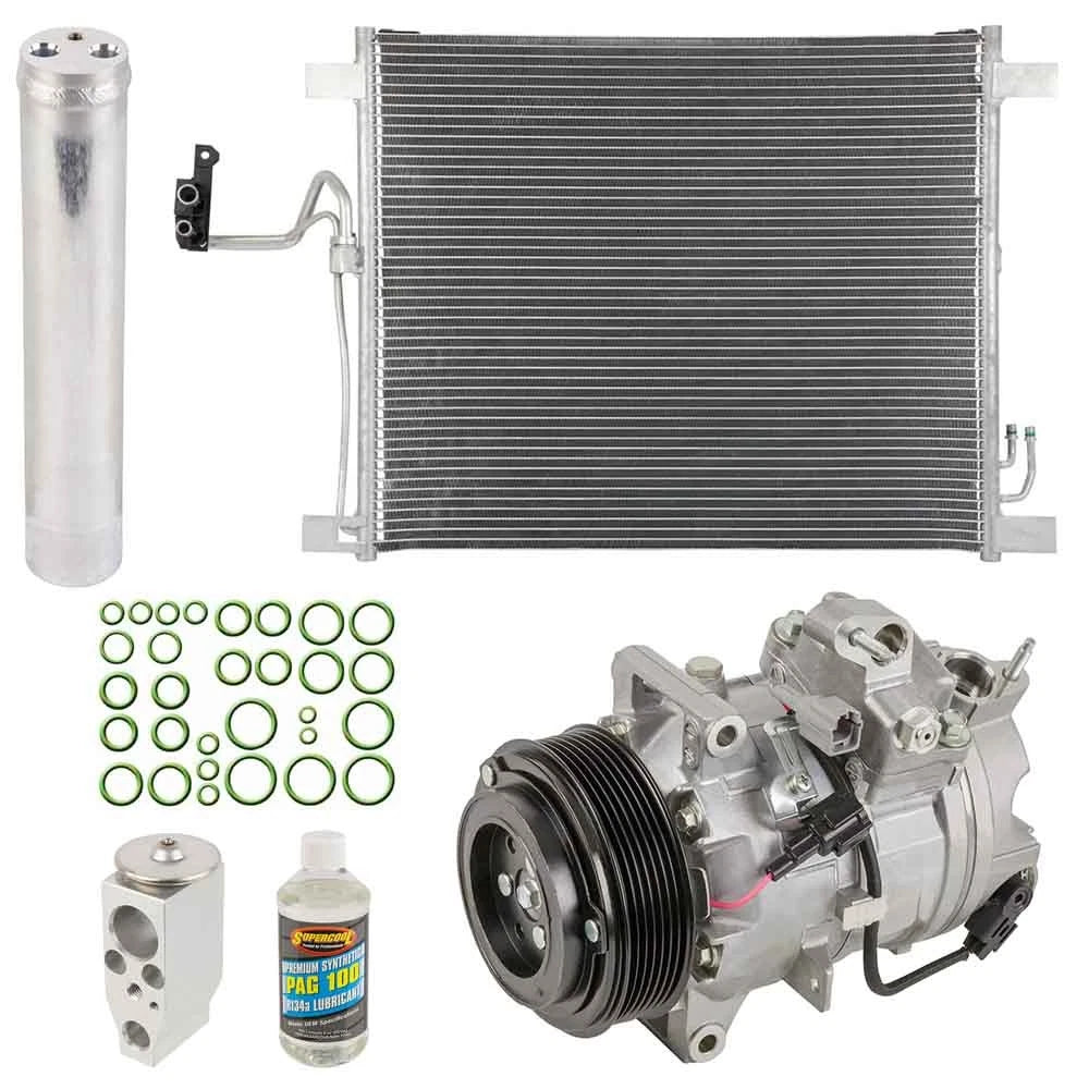 A/C Kit for Infiniti QX70 (2014) - AC Compressor, Condenser, Drier, 61-97924CK, 0210096, 0210115, 0210148, 0210161