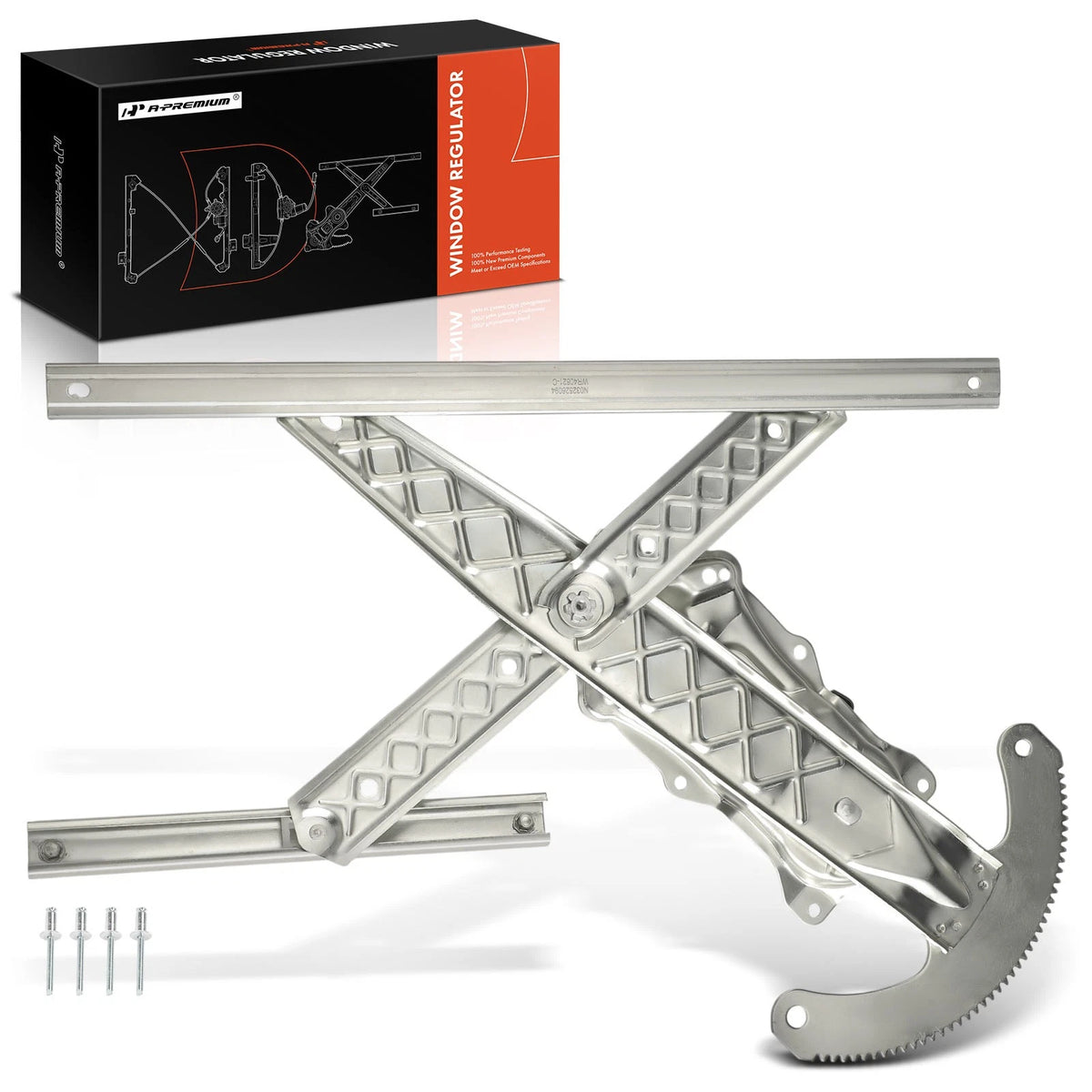 Front Passenger Side Window Regulator for Ford F-150 F-250 (1997–1998) F65Z1523208AB, 740-621