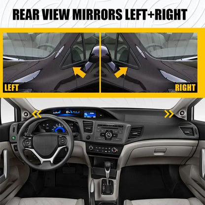 Set of 2 Mirror Corner Triangle Molding Fender Trim for Honda Civic (2012–2015)