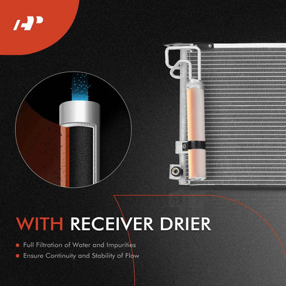 2X Radiator + AC Condenser Cooling Kit for Mitsubishi Lancer (MR571798, MR968857, MR968858, 2448, 3102)