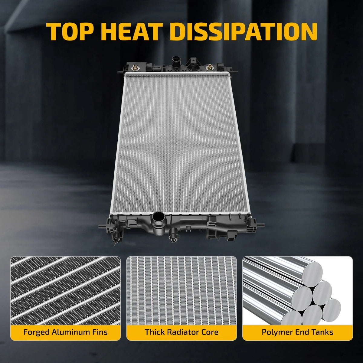 Radiator for Chevrolet Cruze 2010–2016 1.8L, 1.4L, Limited