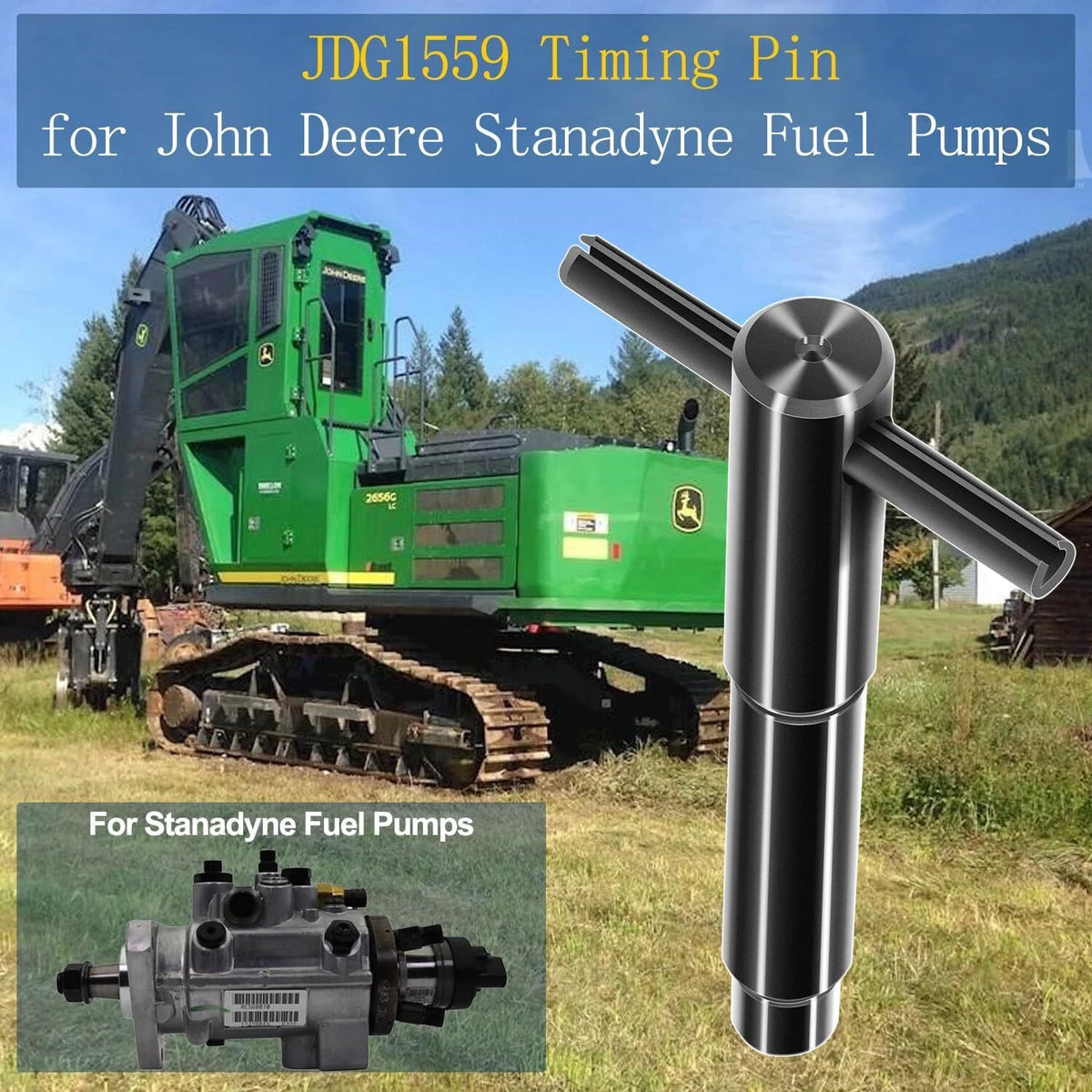 Timing Pin for John Deere JDG1559 (1010D, 1070D)