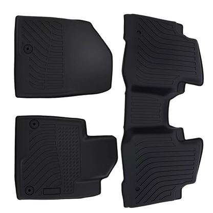 Black TPE Floor Mats for Hyundai Santa Fe Sport (2013–2018) Waterproof
