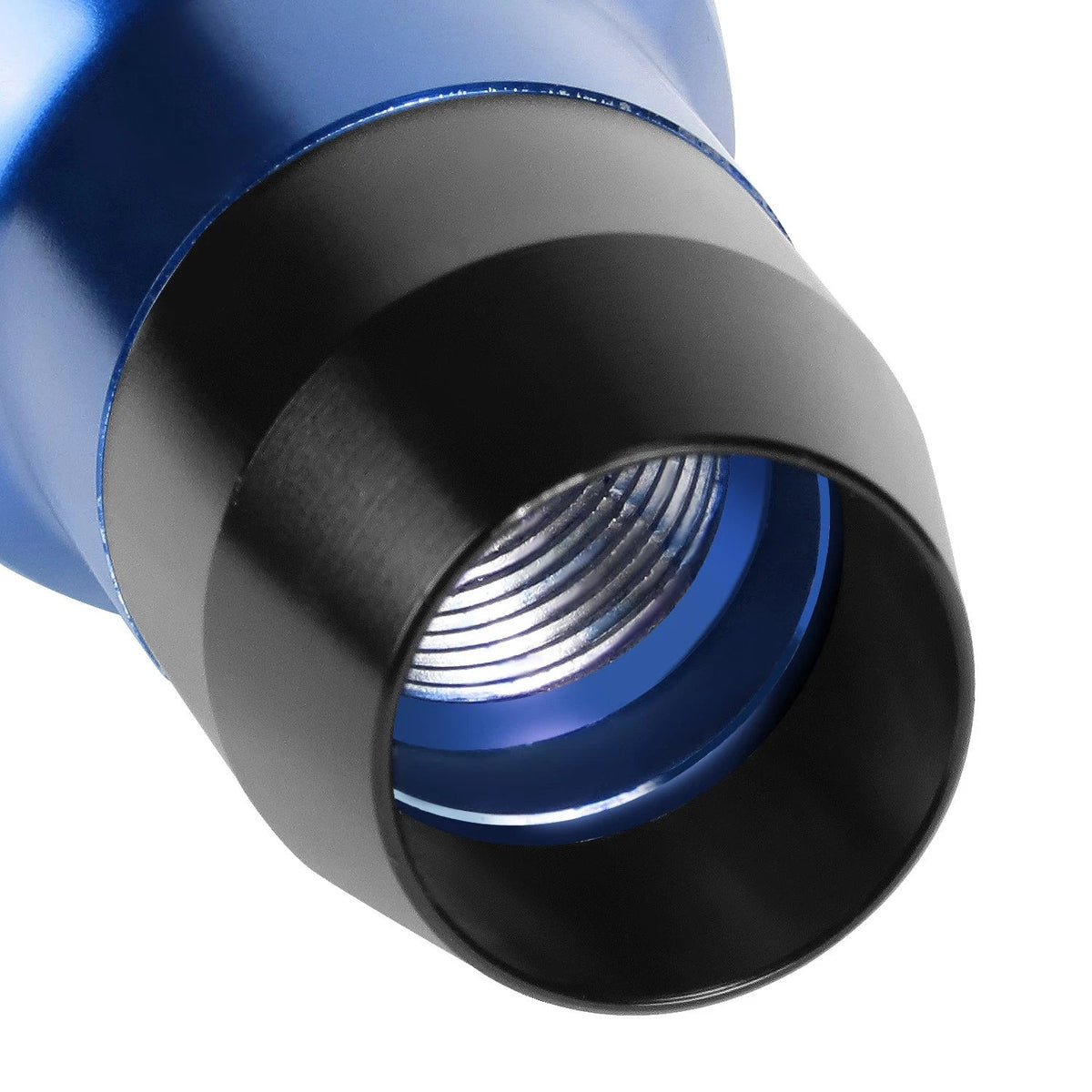 Cylindrical Shift Knob for Universal Fit (J2) - Blue with Thread Adapters