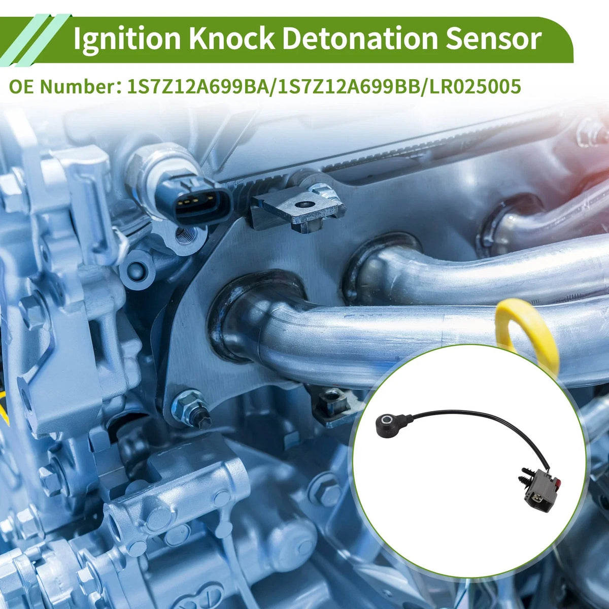 1 Pc Ignition Knock Detonation Sensor No.1S7Z12A699BA for Ford Focus (2005–2012)
