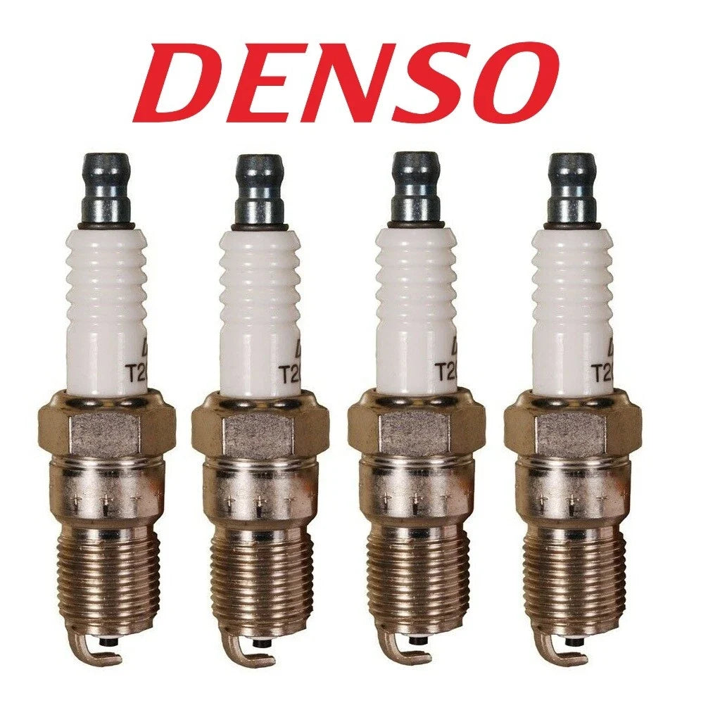 Set of 4 Gap 0.060 Spark Plugs Denso for Ford Escort Mustang Mazda Navajo