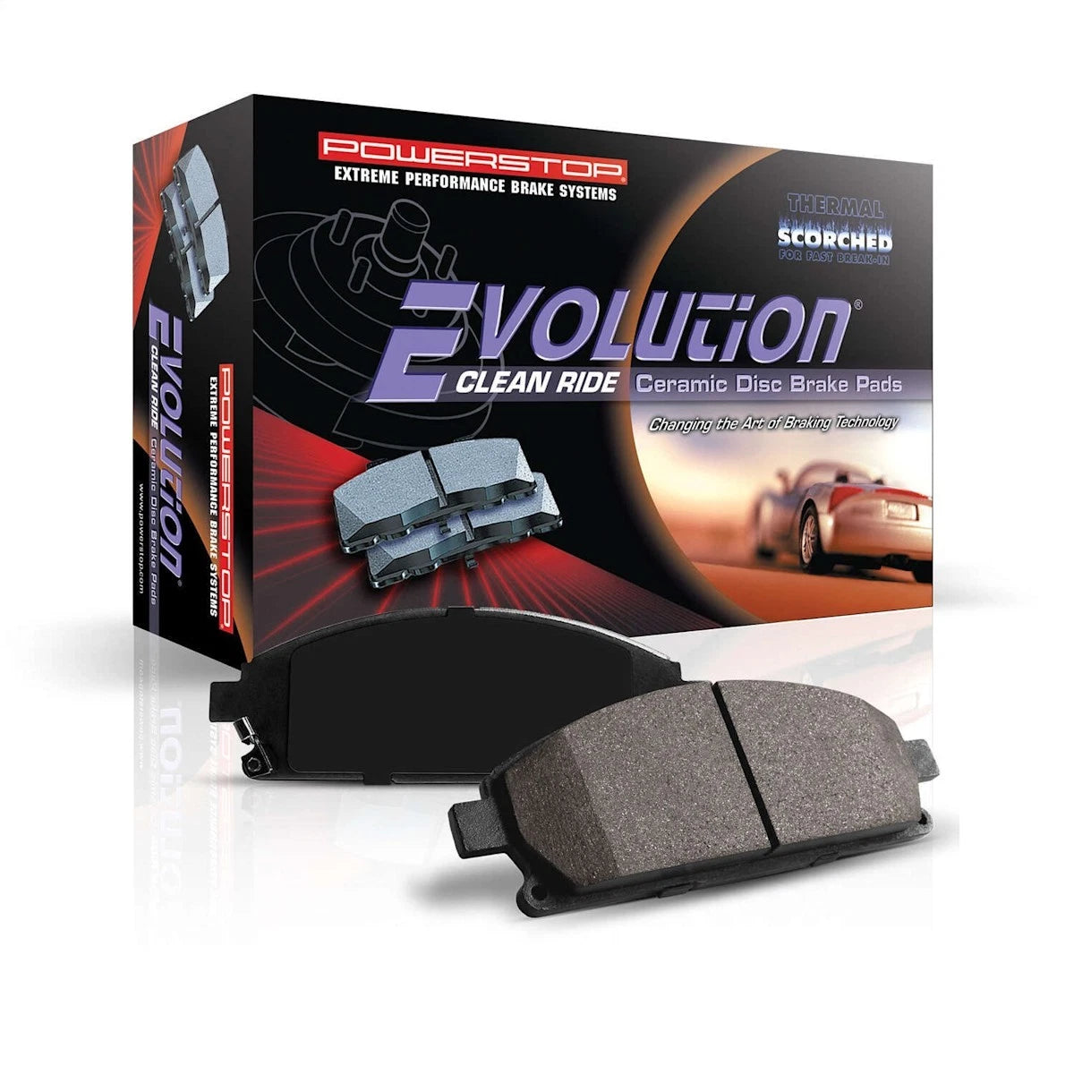 2X Powerstop Brake Pad Sets Front for Chevy Pickup Explorer (2002–2011) 16-833, SSCP833, EHT833H