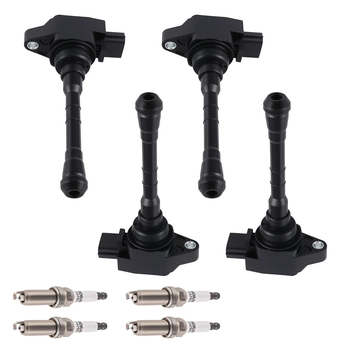 4x Ignition Coil and Spark Plug for Nissan Altima and Rogue 2.5L (2019–2021)