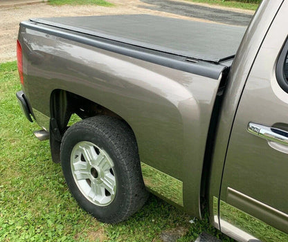 Pair of Bed Rail Caps for Chevy Silverado 5.8Ft Bed (2007–2013)