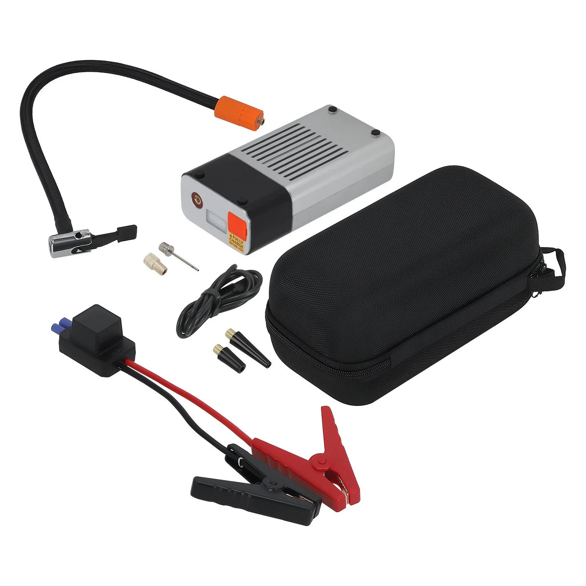 2500A Car Jump Starter with Digital Tire Inflator for 12V Vehicles