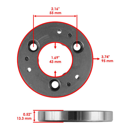 Starter Clutch Outer Assy for Yamaha TT-R225 SR185 (1999–2004, 1981–1982) CL1411SC137ST, 4H7155801000, 4H7155800000