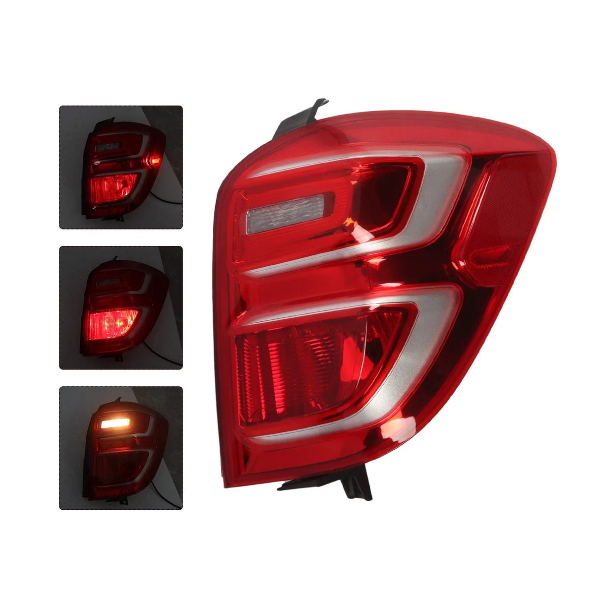 Right Passenger Side Tail Light Brake Lamp w/Bulb for Chevy Equinox (2016–2017)