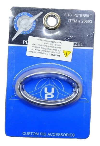 Oval Glove Box Emblem Bezel Trim for Peterbilt (UP#20593)