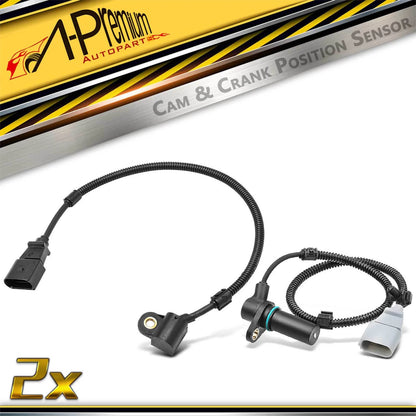 Camshaft & Crankshaft Position Sensor for VW Beetle Golf Jetta (L4 1.9L)