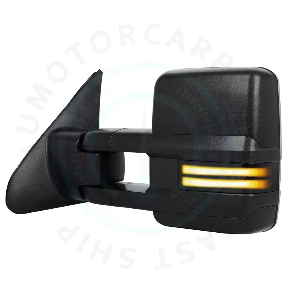 Smoked LED Tow Mirrors for Toyota Tundra (2007–2021)