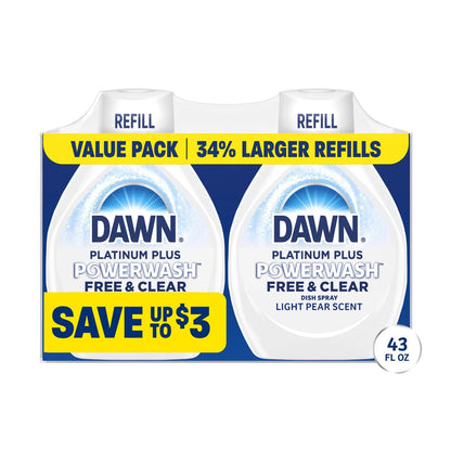 Dawn Powerwash Spray Refill for Dish Soap (43 Fl Oz, Pack of 1)