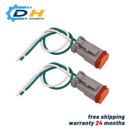 2Pcs Fender Marker Lights Connector for Volvo VNL (2018–2024) 82750741 82750743