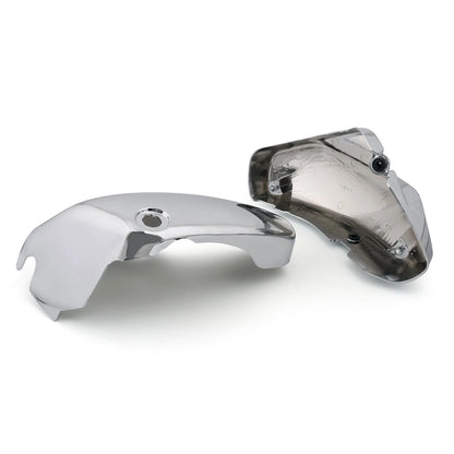 Chrome Battery Side Covers for Suzuki C50 VL800 Volusia (2001–2009) Pair