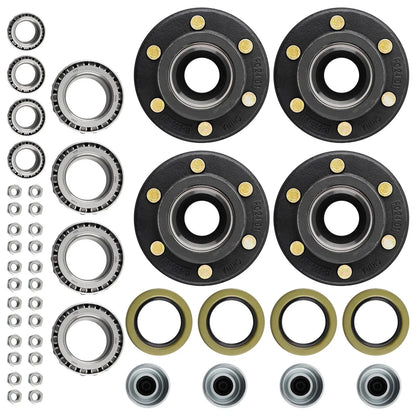 Hub Kit for Mobile Home Trailer 6000# Axle 6 Lug 6x5.5