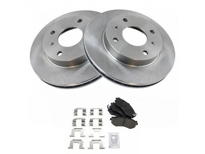 Brake Pad and Rotor Kit for Nissan Stanza (1990–1992) 85939QNRJ