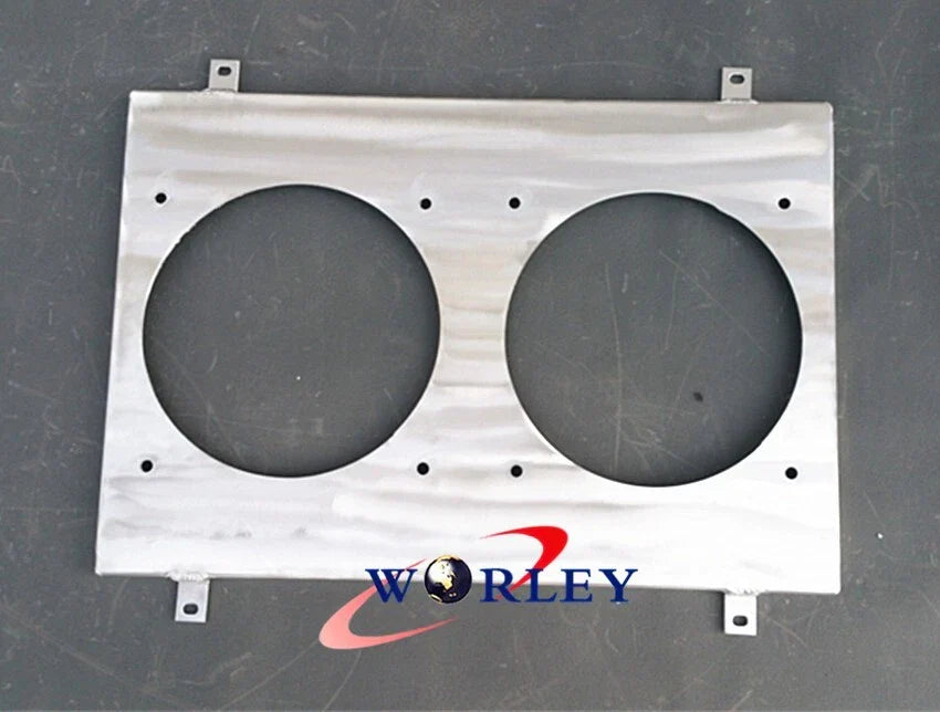 Aluminum Shroud & Fans for Ford Falcon XC XD XE XF V8 & 6 Cylinder (1972-1996)