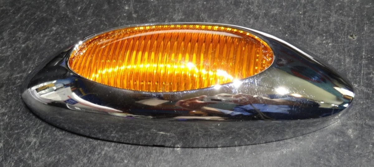 Clearance Light Phantom I Marker Amber Lens Incandescent Chrome for UP#31260