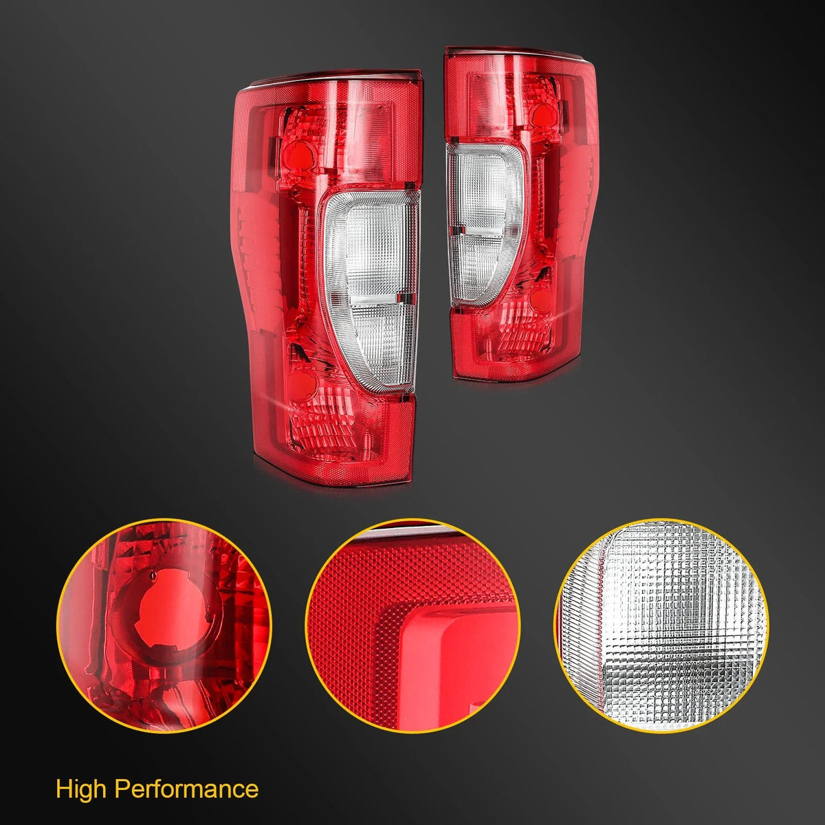 Pair Tail Lights for Ford F250 F350 Super Duty (2020–2022)