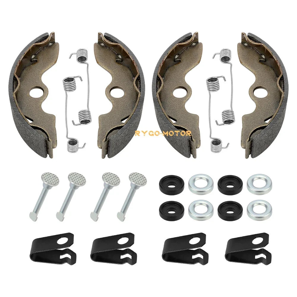 Front Brake Shoes Springs W/Pins Kit for Honda TRX300 2x4 (1988–2000)