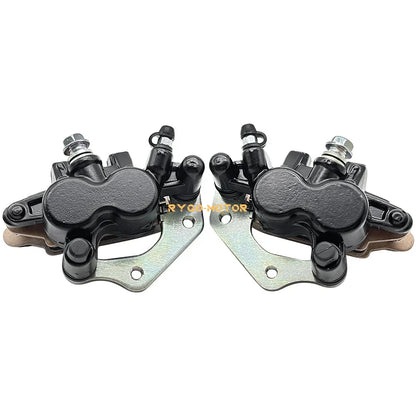 Set of 2 Front Brake Calipers & Pads for Kawasaki KFX700 (2004–2011)