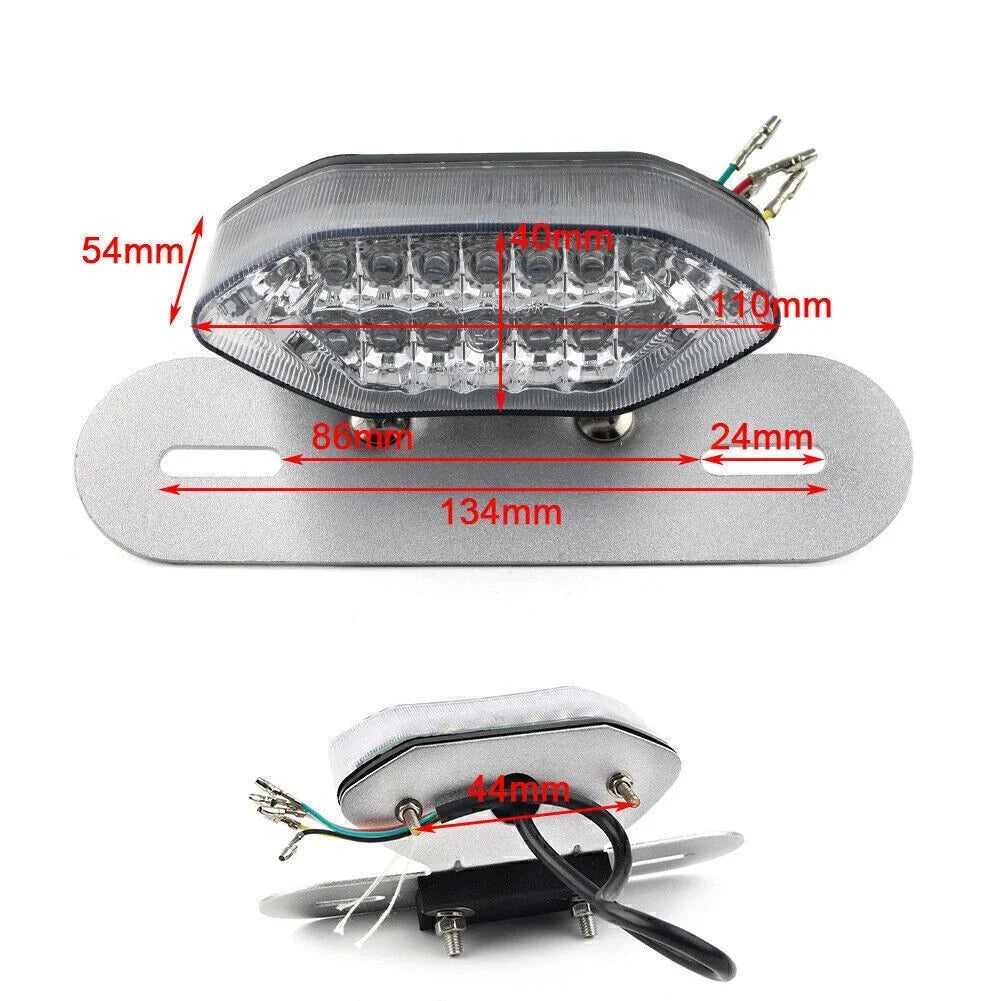 Smoke Lens 16 LEDs Tail Light Lamp for